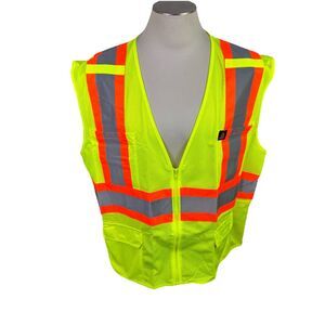 Ironwear Safety Vest 1287FR-LZ-RD-X Size 2XL